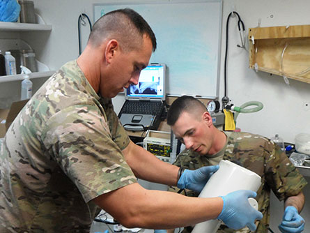 Lieutenant Colonel Brian V. Crupi's military service, medical care